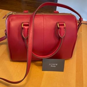 J. Crew new Cabernet Shelby Satchel